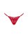Obsessive Lacelove thong - кружевные эротические стринги, XL/XXL (красный)